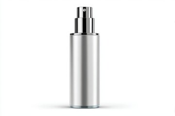 Sleek and Modern Silver Spray Bottle for Perfume or Liquid Products