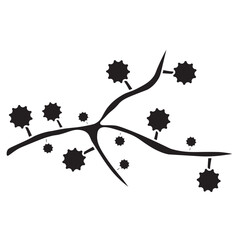 Histoplasma capsulatum glyph icon