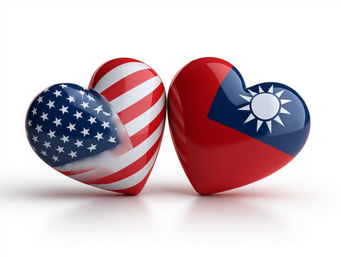 Usa taiwan relations hearts american taiwanese flags friendship support alliance love - Powered by Adobe