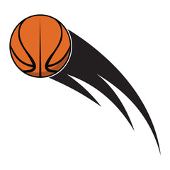 .Volleyball logo with flying effect in the air volleyball Sports balls minimal flat line icon