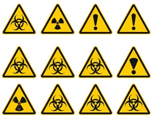 Hazard warning signs