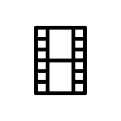 Obraz premium Film Strip Line Icon of Film Distribution Icon Set