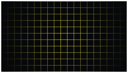 Golden grid pattern on a dark background, creating a sense of depth and precision with its fine lines