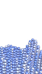 Transparent Blue Particle Overlay – Shiny 3D Spheres PNG for TikTok, Instagram Reels, and Social Media Ads