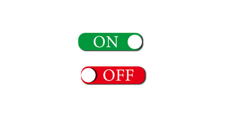 User Interface with On Off Toggle Switches PNG Isolated on Transparent Background