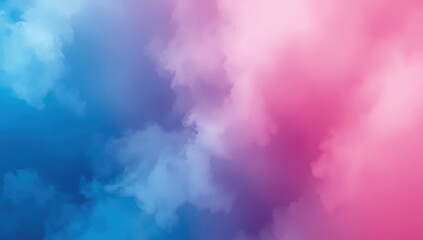 Fototapeta premium A serene blend of soft, pastel hues paints a captivating sky filled with hazy, diffused clouds, creating a dreamy and ethereal atmosphere.