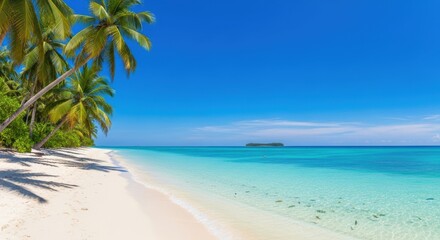 Obraz premium Tropical beach scene