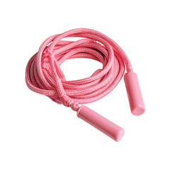 pink Jump rope on transpart background