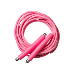 pink Jump rope on transpart background