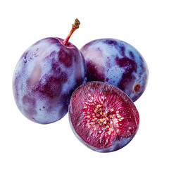 Purple Fruit on transpart background