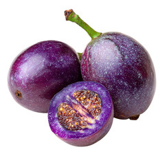 Purple Fruit on transpart background