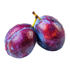 Purple Fruit on transpart background