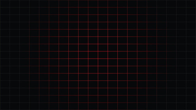Abstract dark background with red grid lines, creating a futuristic and technological atmosphere for design projects