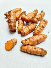 Harvested Turmeric from the Fertile Lands of West Java, Indonesia