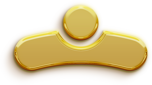 Glossy Gold 3D Button Circle Frame Shape Luxury Liquid Shiny Metallic Blank Golden Label Rounded Elegant CTA Badge Template for Wedding Invitation Poster Sticker Web App UI Background Christmas Fashio