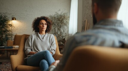 Obraz premium Counseling Session Between Therapist and Patient
