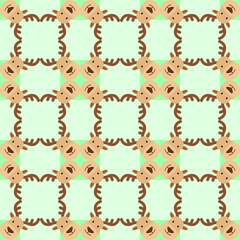 seamless pattern Playful cartoon reindeer pattern design digital art fun environment colorful viewpoint whimsical concept