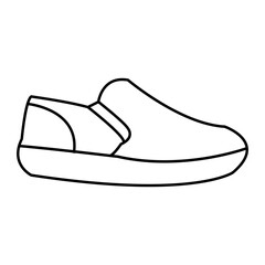 shoe silhouette icon design template