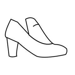 shoe silhouette icon design template