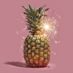 Pineapple with sparkler (1)