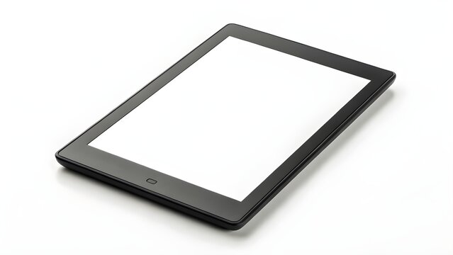 E-reader Mockup Realistic Tablet Screen Template for UI Design and Presentation