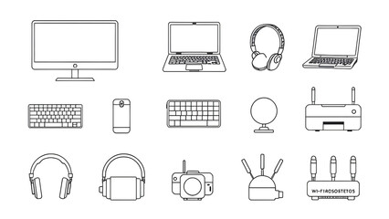 set of computer icons