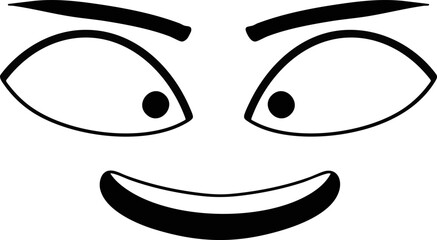Happy Face Vector Illustration