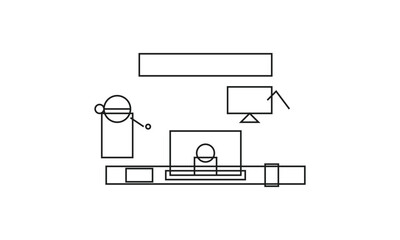 Customer Getting Help from Support Agent &ndash; Editorial Vector Scene
