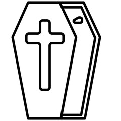 coffin outline
