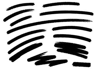 Abstract brush stroke elements and graphic design backgrounds