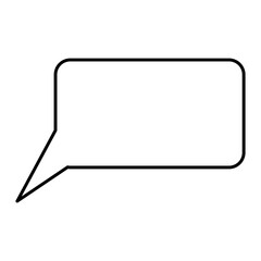 line speech bubble