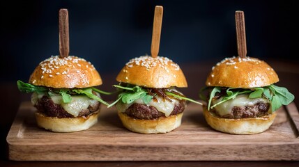 Juicy Beef Burger Topped with Melted Cheese, Grilled to a Golden Crisp—Every Bite Bursts with Rich, Savory Flavors, Boasting a Perfectly Seared Patty, Creamy Melted Cheese That Oozes With Each Bite
