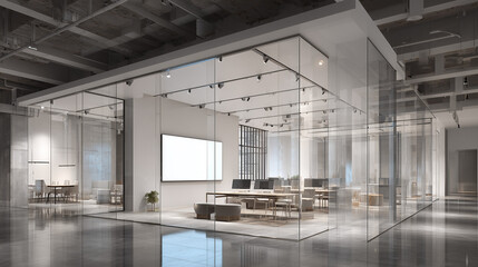 interior of a modern building