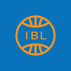 IBL Basketball Company logo. IBL Modern Sports logo design for entrepreneur and business. IBL Team Branding best icon.
