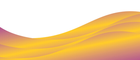 abstract wave orange background