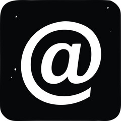 Modern and minimalist at symbol icon for digital communication and online services branding