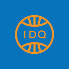 IDQ Basketball Company logo. IDQ Modern Sports logo design for entrepreneur and business. IDQ Team Branding best icon.
