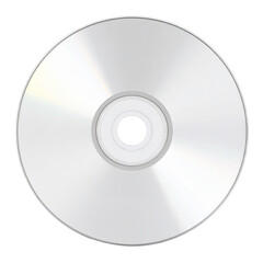 blank cd or dvd raw isolated on white background