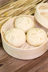 Fresh Steamed Buns Traditional Staple Food