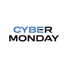 Cyber monday sale promotion digital marketing advertising campaign online shopping discount vector