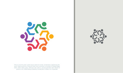 Human Resources Consulting Company, Global Community Logo	
