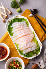 Fresh Fish Slices Hotpot Ingredients Poster Photo