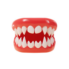 Obraz premium Vampire Teeth 3D.