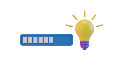 Loading Idea: Progress Bar and Lightbulb