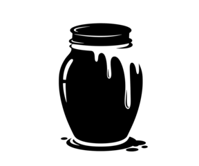 Simple Honey Jar for Design PNG
