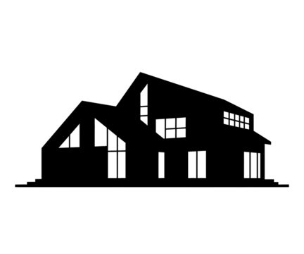 Simple Elegant Silhouette PNG - Powered by Adobe