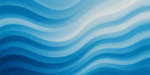 Fototapeta premium Abstract blue wave design with a seamless, flowing water texture pattern