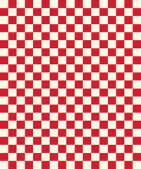 Red and Cream Christmas Checkered Background Vintage Festive Design
