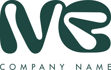 Creative Abstract Initial Letter MB Logo Design