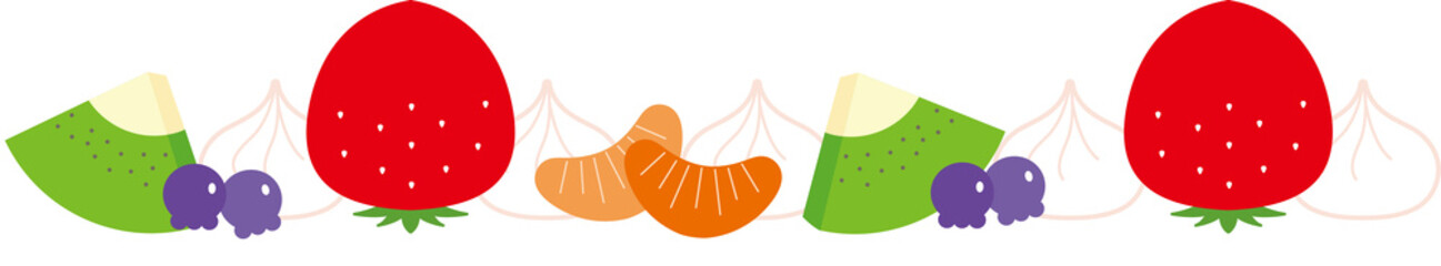 誕生日_フルーツ デコレーション いちご